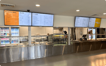 hospitality digital signage restaurant cafe digital menu board