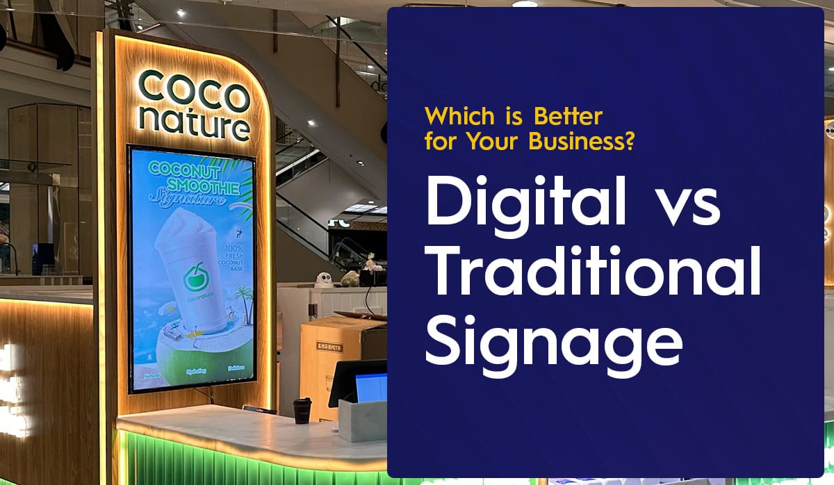 digital display boards vs printed signage